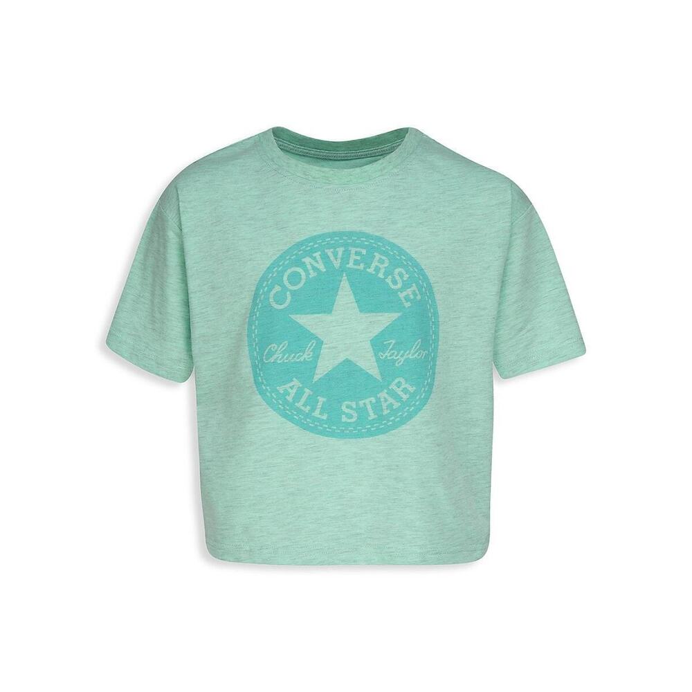 Converse Big Kids Girls Chuck Patch Crossover Tee Size 7 to 8
